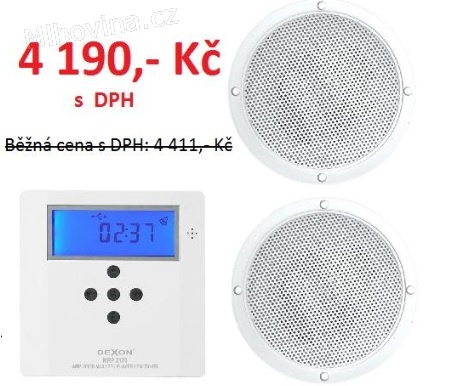 Set pro ozvučení bytu MRP 2170 + 2x Podhledový reproduktor