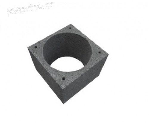 Komínové tvárnice plášťové 380x380x330mm