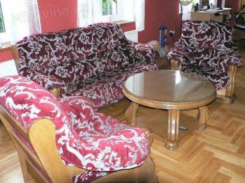 Sedací souprava z masivu