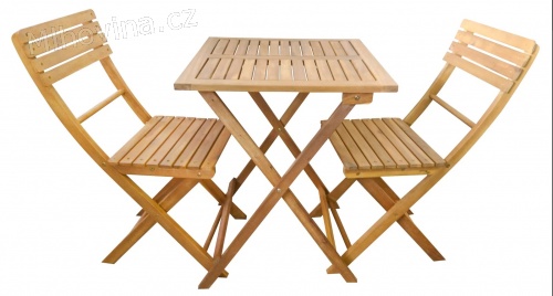 Set nábytku akácie 2+1