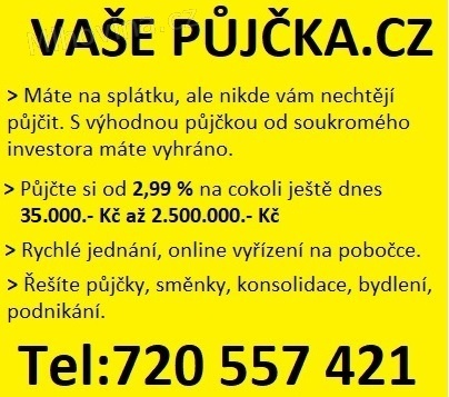 Půjčky, směnky, konsolidace, exekuce 720557421
