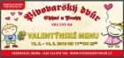 Valentýnské menu v restauraci Pivovarský dvůr