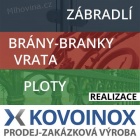 Kovoinox-Zábradlí,brány,pohony,kované polotovary