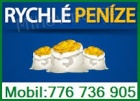 SOUKROMÉ PENÍZE (ihned k čerpání) 776736905