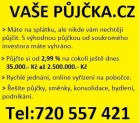 Půjčky, směnky, konsolidace, exekuce 720557421